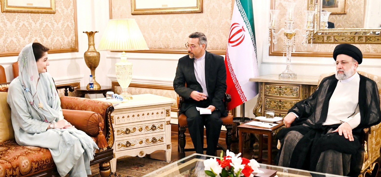 Maryam Nawaz, Iranian President reaffirm to foster bilateral ties