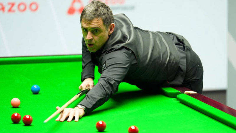 Ronnie O’Sullivan makes short work of Jackson Page to reach last 16 at Crucible