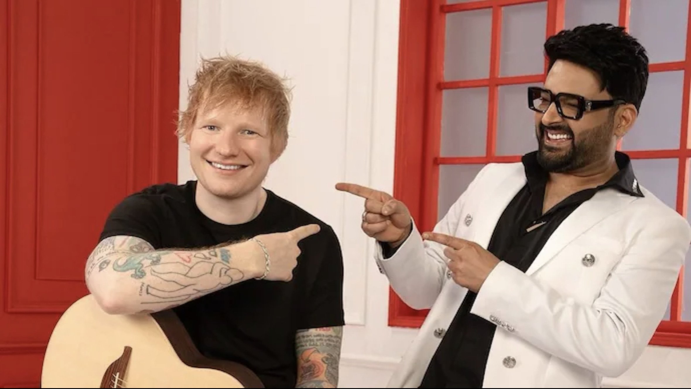 Ed Sheeran sings in Punjabi, talks meeting Shah Rukh Khan on Kapil Sharma’s show