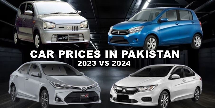 2023 vs 2024: Suzuki, Honda, and Toyota Car Price Comparison in Pakistan