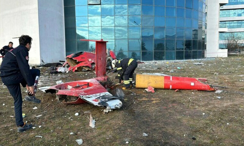 Four killed in helicopter crash at Turkiye hospital – World