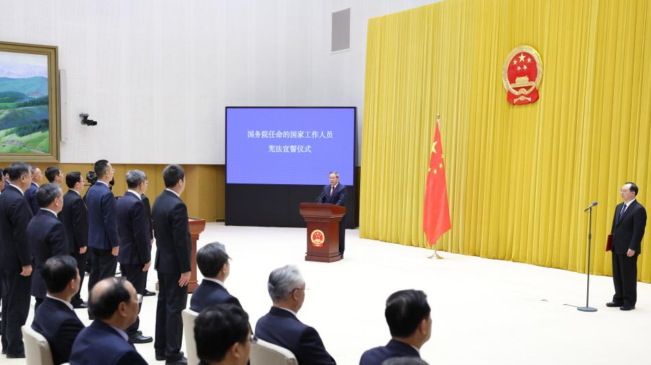 Senior CPC officials pledge allegiance to Constitution