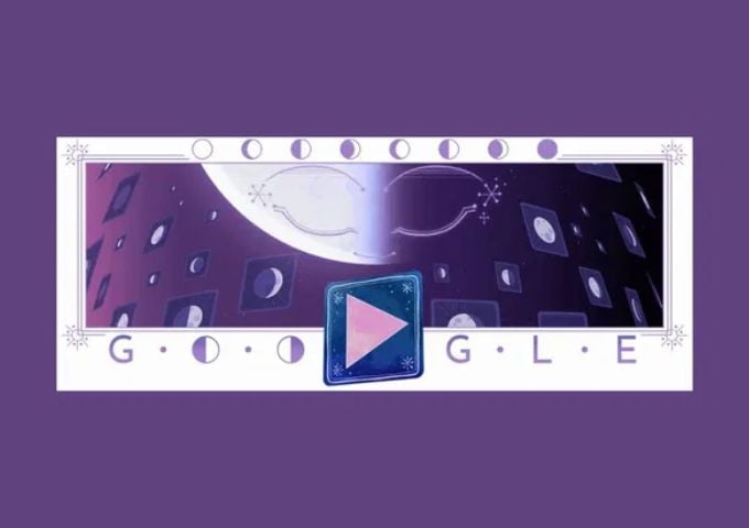 Google Doodle marks December’s final half moon with interactive lunar game