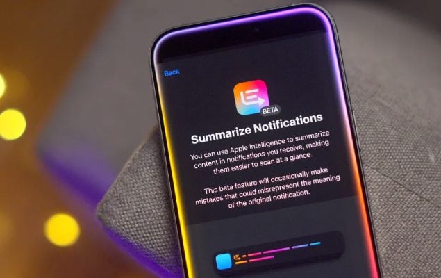 Apple launches iOS 18.3 beta 3, revamping notification summaries