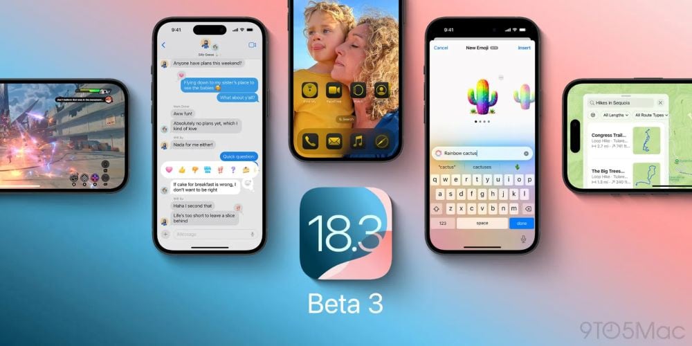 Apple releases iOS 18.3 Beta 3, Public launch expected late January