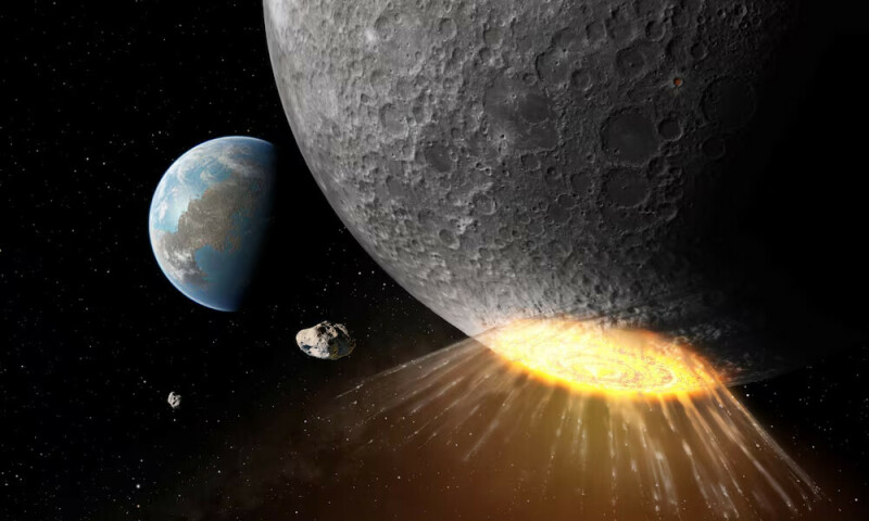 Asteroid impact on moon blasted two grand canyons in 10 minutes – World