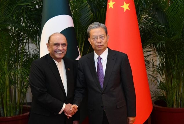 Asif Zardari, Zhao Leji discuss bilateral ties