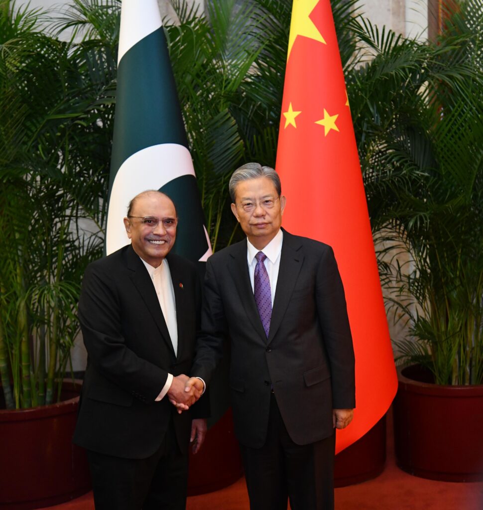 President Zardari, Zhao Leji underscore time tested Pak-China ties 