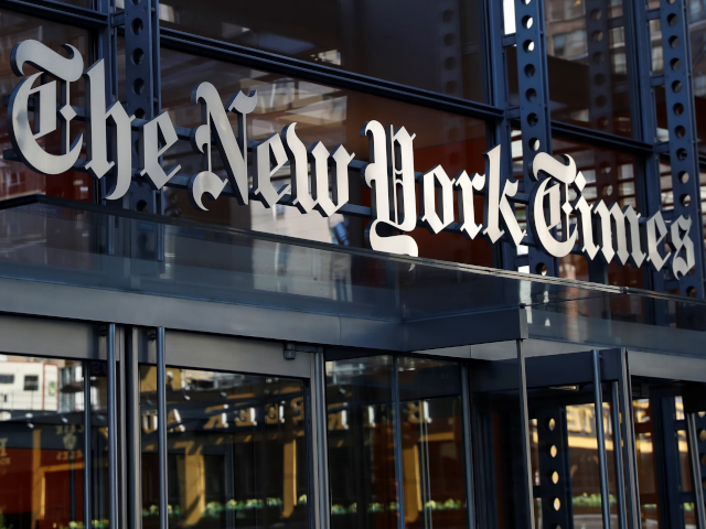 New York Times reportedly received millions in funding from U.S. government