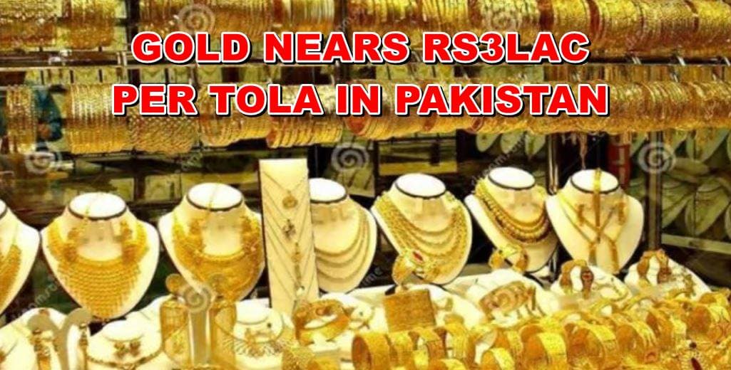 Pakistan Gold Price jumps by Rs5300, nearing Rs3lac per Tola on Feb 5 2025