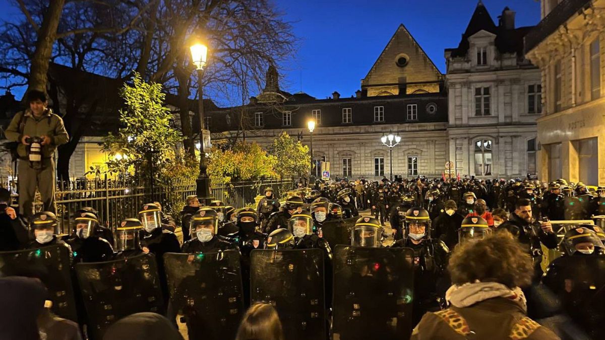 Police evict more than 400 young migrants from iconic Paris theatre after monthslong occupation