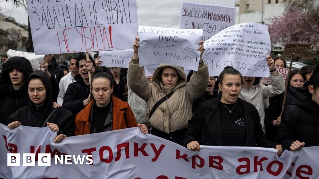 Protesters vent fury after North Macedonia disaster