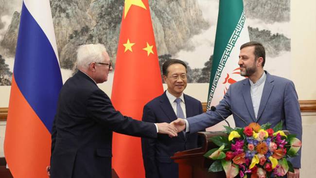 Chinese, Iranian, Russian diplomats meet for nuclear talks