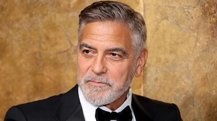 George Clooney steps out in New York amid hair color controversy