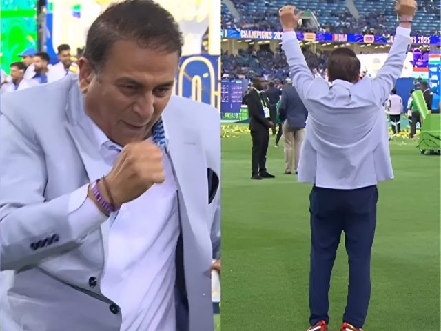 Sunil Gavaskar’s viral dance as India win Champions Trophy