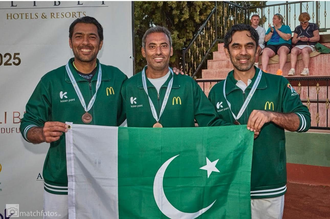 Pakistan wins historic bronze at ITF Masters World Tennis Championship