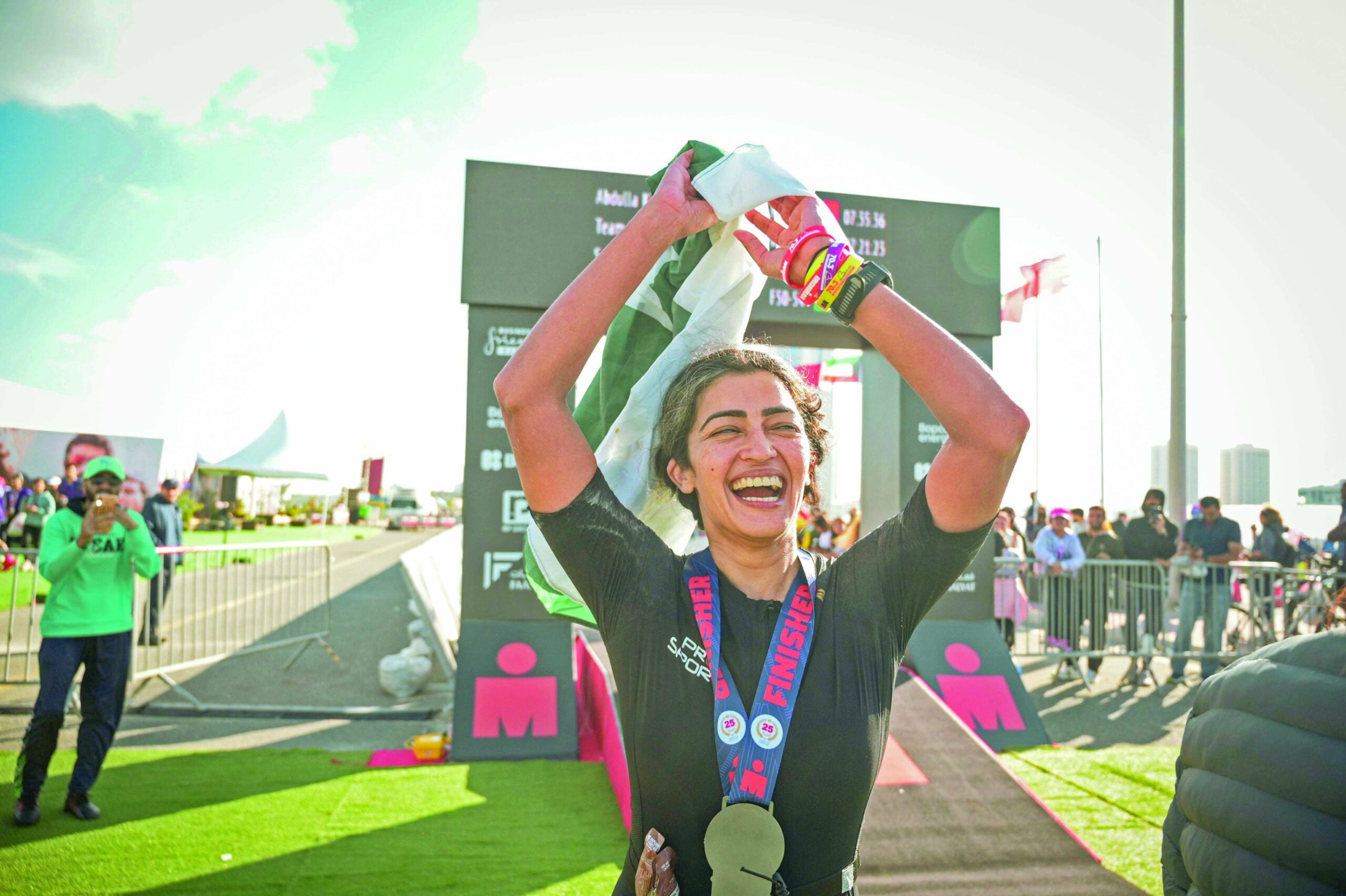 Sana Arif leads Pakistan’s charge in int’l triathlon