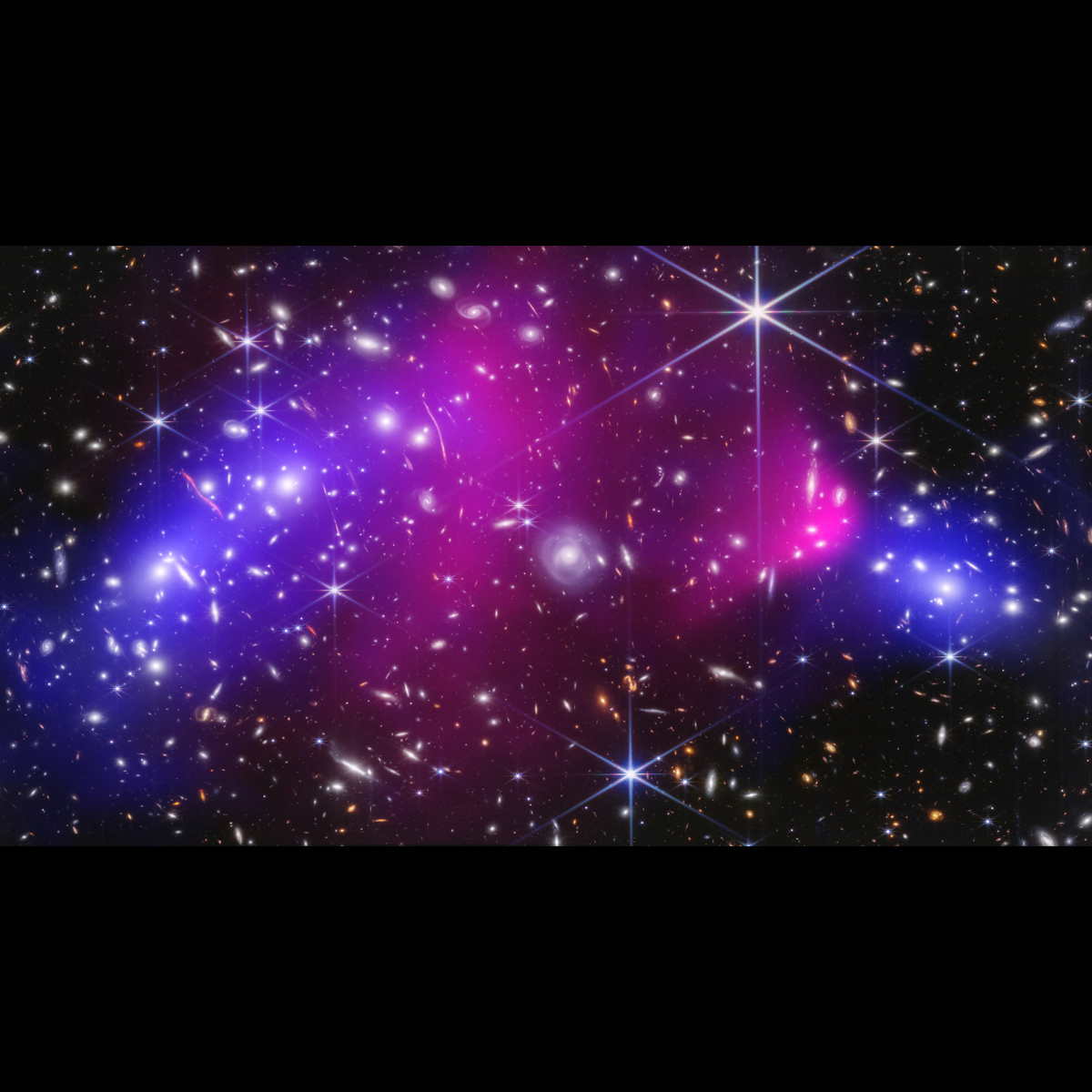 NASA Webb ‘Pierces’ Bullet Cluster, Refines Its Mass