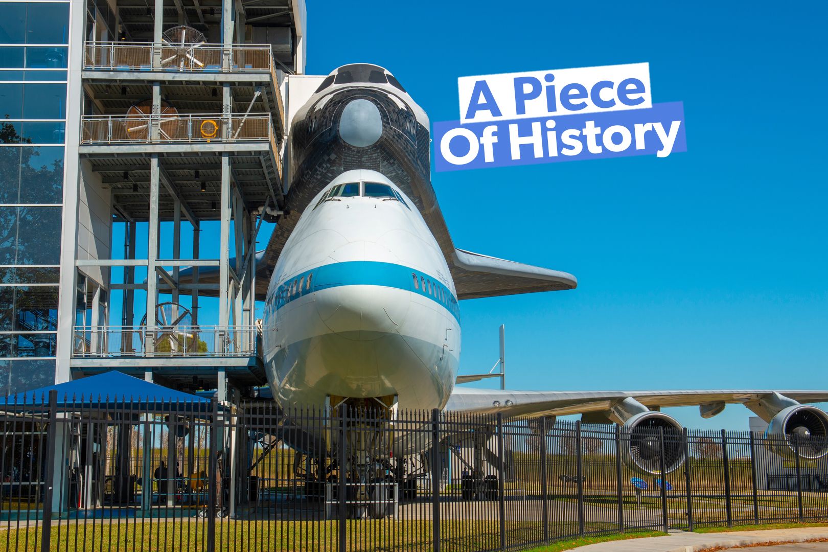 Space Shuttle mounted on Boeing 747 Shuttle Carrier Aircraft