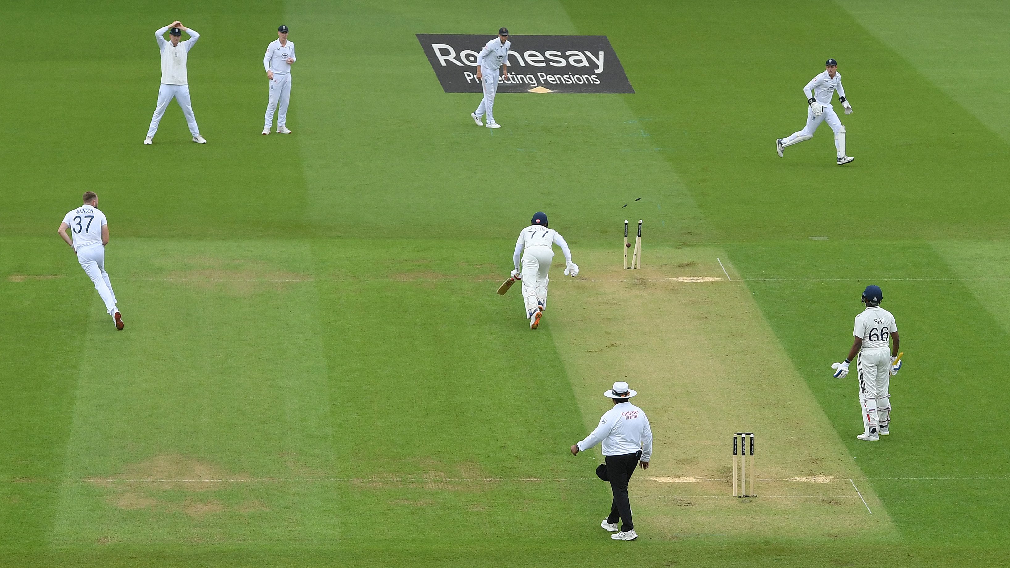 England v India - 5th Rothesay Test Match: Day One