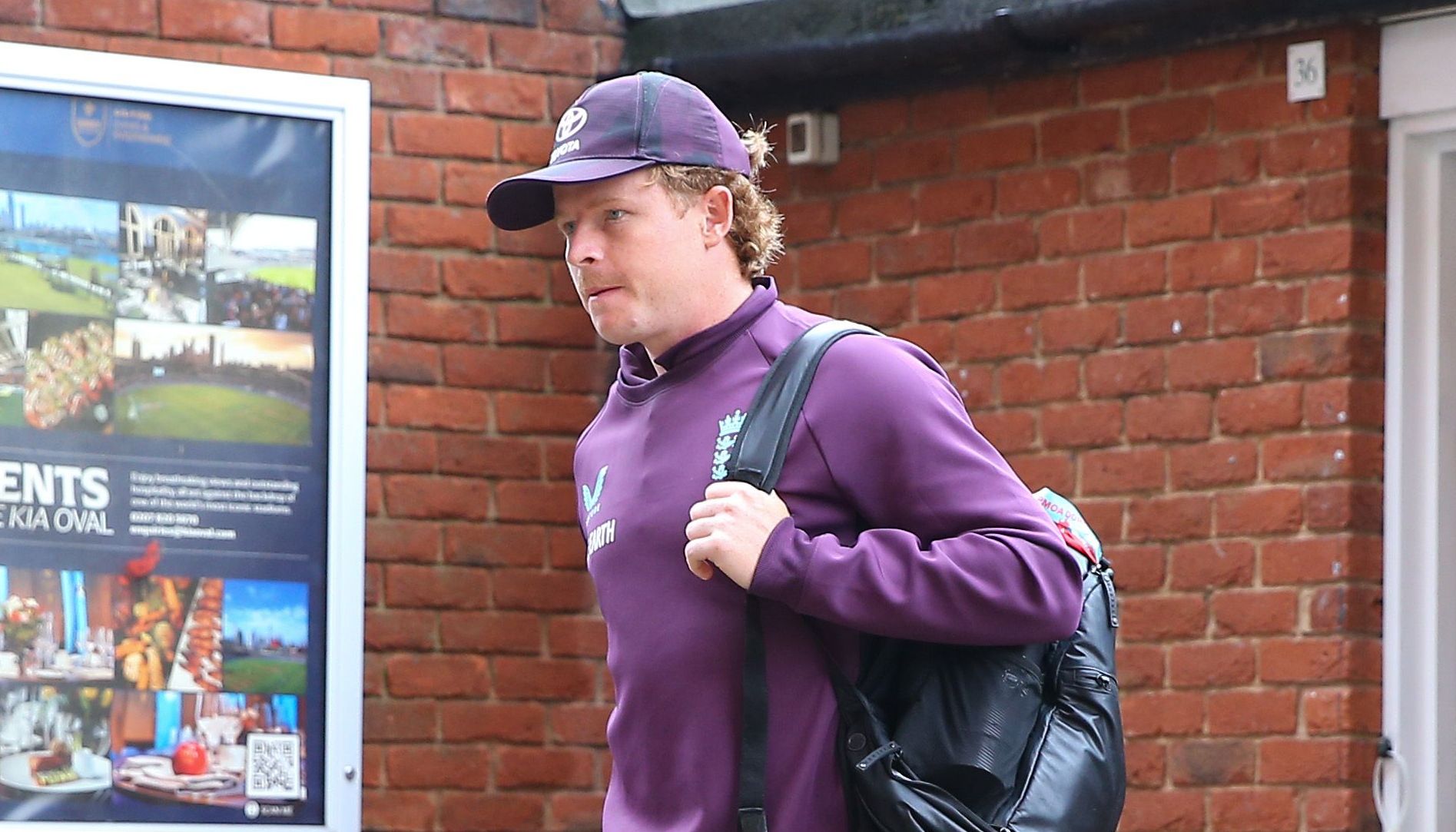 Pope arrives at the Oval to captain England in Ben Stokes’s absence