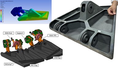 CMC body flap made by CIRA for Space Rider