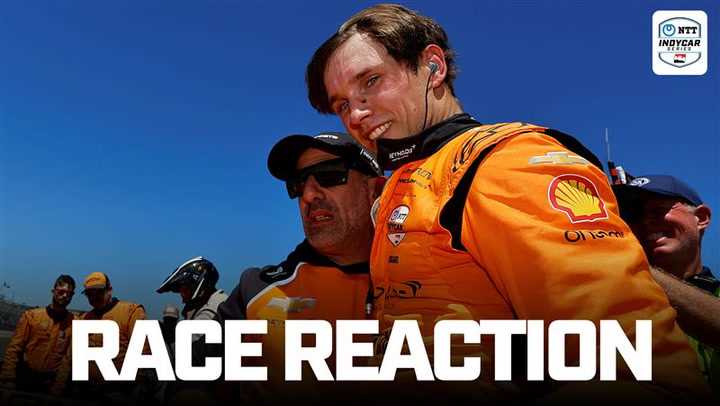 Post-Race Reactions From the Podium – INDYCAR.com