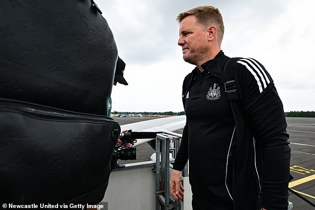 Toon boss Eddie Howe jetted off on the club's pre-season tour of the Far East on Wednesday, but Isak will not be joining him on the plane
