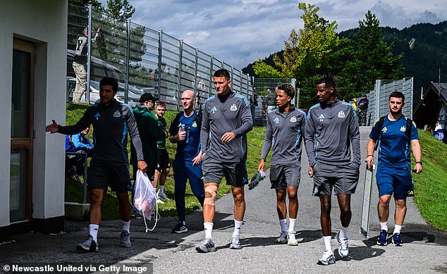 Isak did travel to Newcastle's pre-season camp in Austria last week however