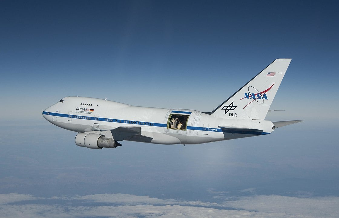 SOFIA, Flying Infrared Observatory (Credit : NASA/Jim Ross)