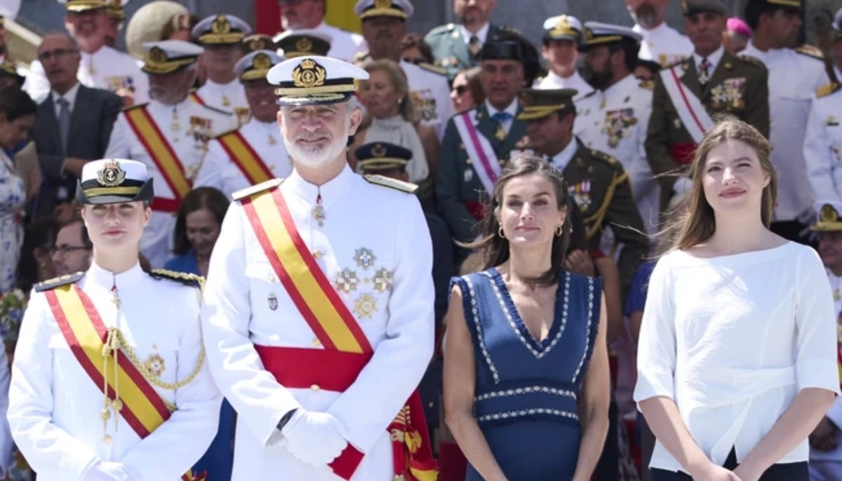 Tears and hugs as Princess Leonor completes naval training