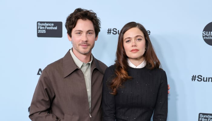 Molly Gordon and Logan Lerman