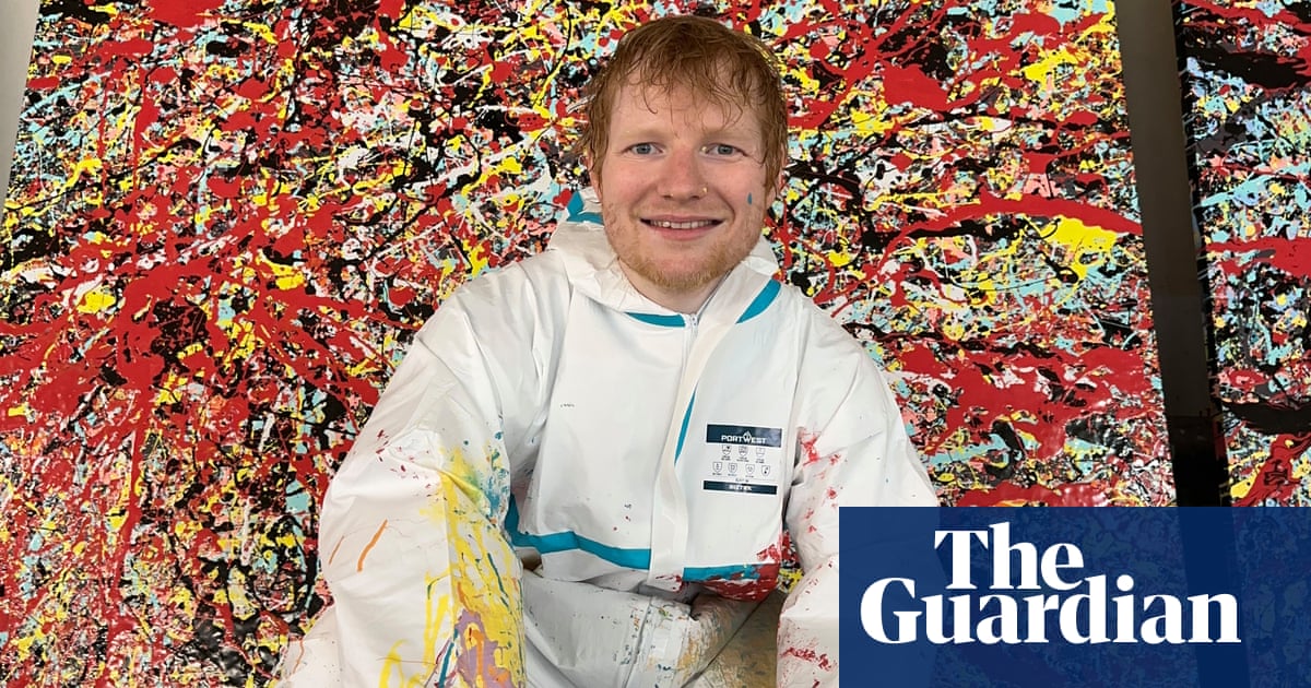 ‘It’s my creative outlet’ – Ed Sheeran turns to art in time off from touring | Ed Sheeran