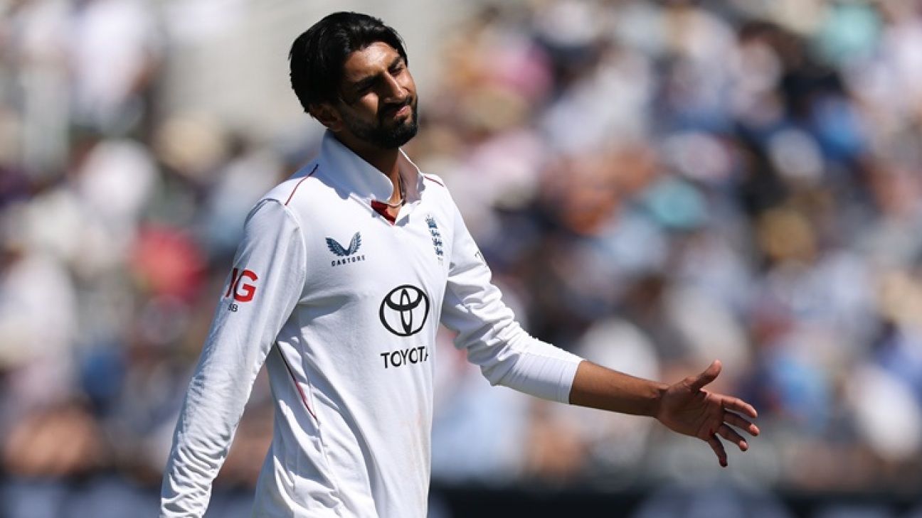 England sweat on Bashir’s fitness after finger injury