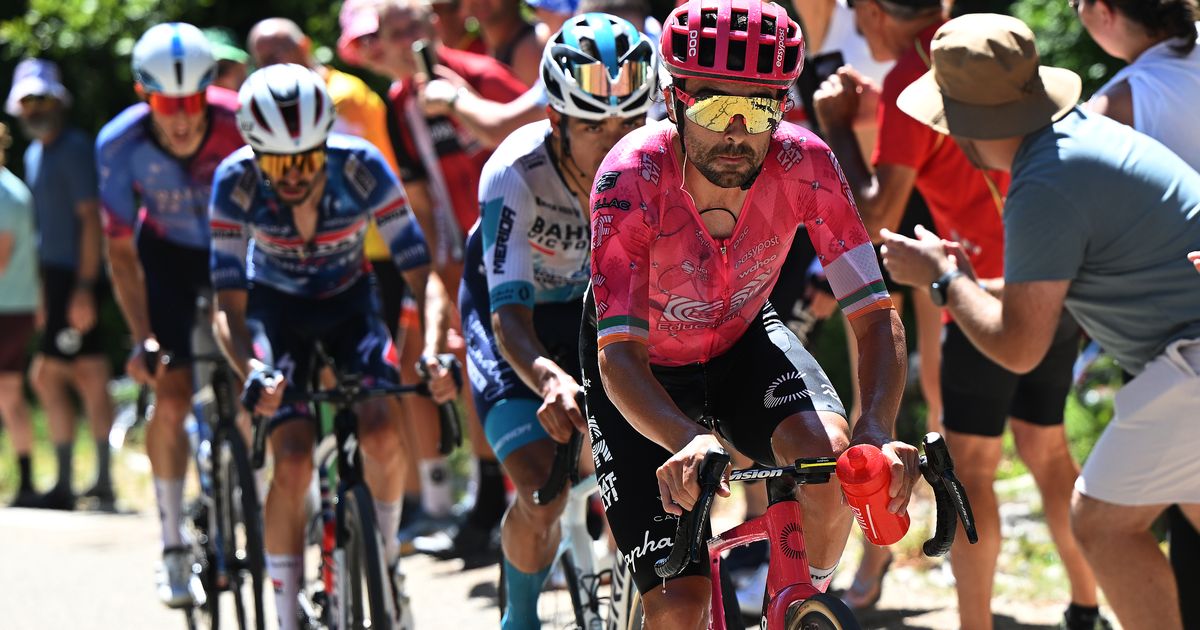 Ben Healy races to second on Mont Ventoux