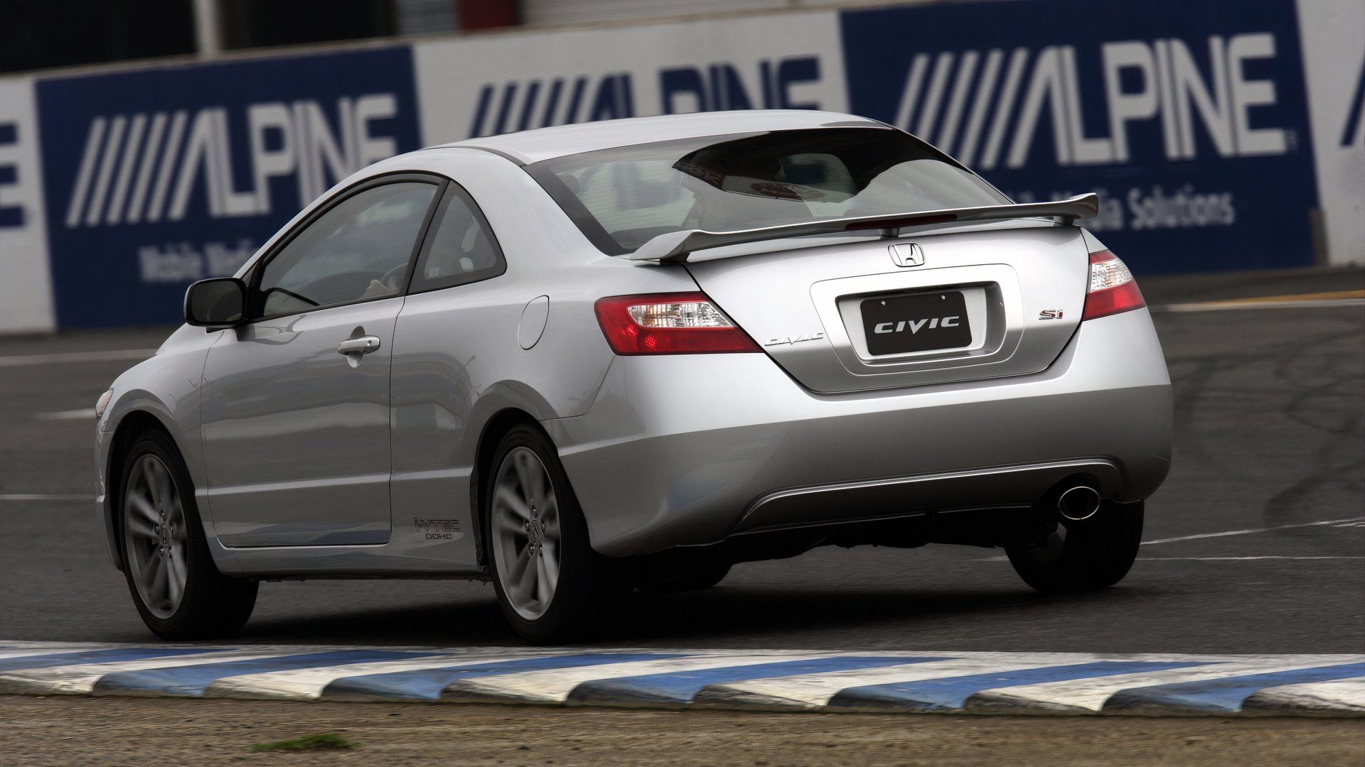 2006 Honda Civic Si rear track