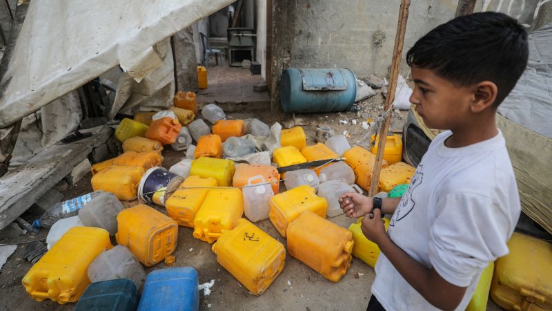 Children killed collecting water in Gaza, medical officials say, as ceasefire talks hit sticking points