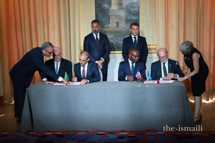 Aga Khan and French Republic sign 3 agreements