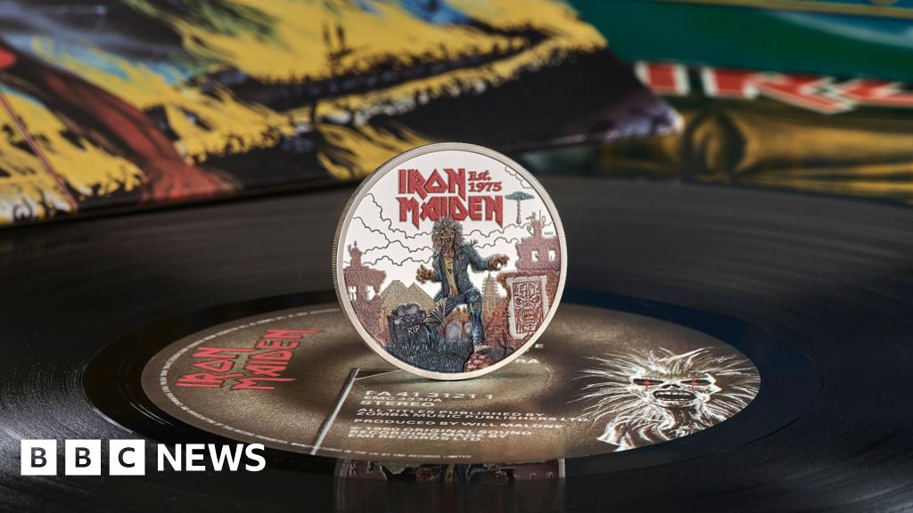 Iron Maiden 50th anniversary marked with new coin