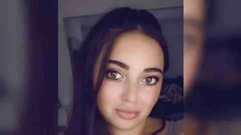 Punter famil A selfie-style picture of Zoe Panayi looking straight at the camera