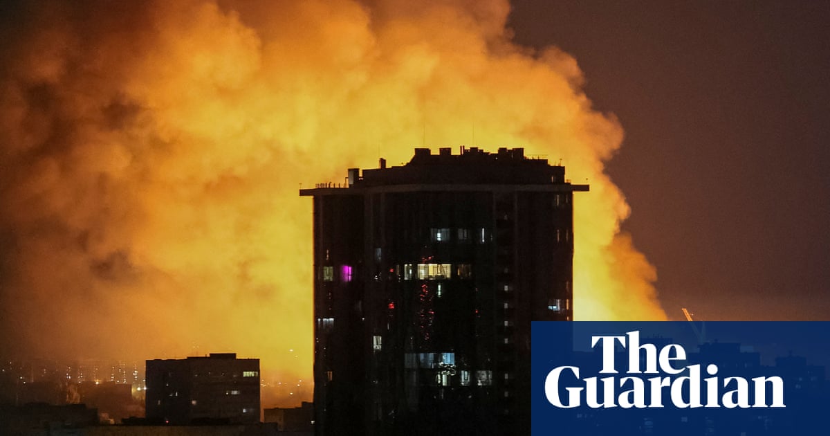 Russia launches record 550 drones and ballistic missiles at Kyiv in night-time raid | Ukraine