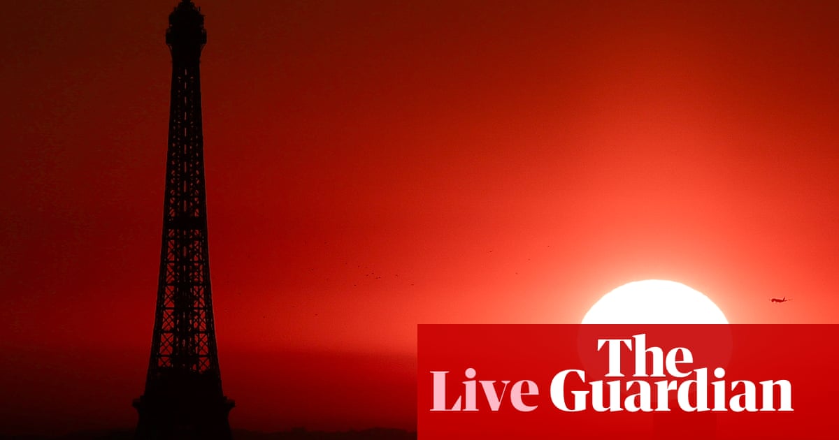 Paris on red alert as Europe faces extreme heat with weather warnings in place across continent – Europe live | Climate crisis