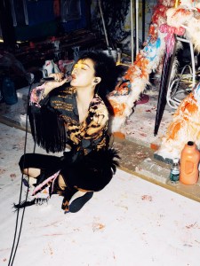 Amber Kuo performing at PSA.