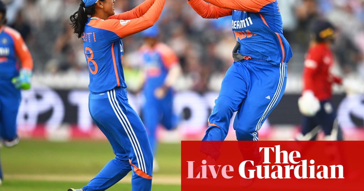 England v India: second women’s T20 cricket international – live | Women’s cricket