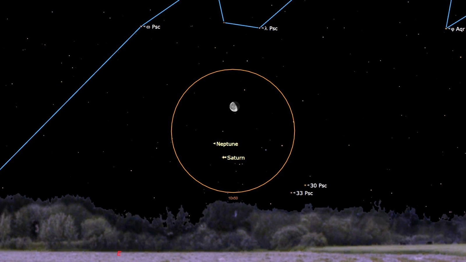 Don’t miss the moon pass close to Saturn and Neptune on July 15