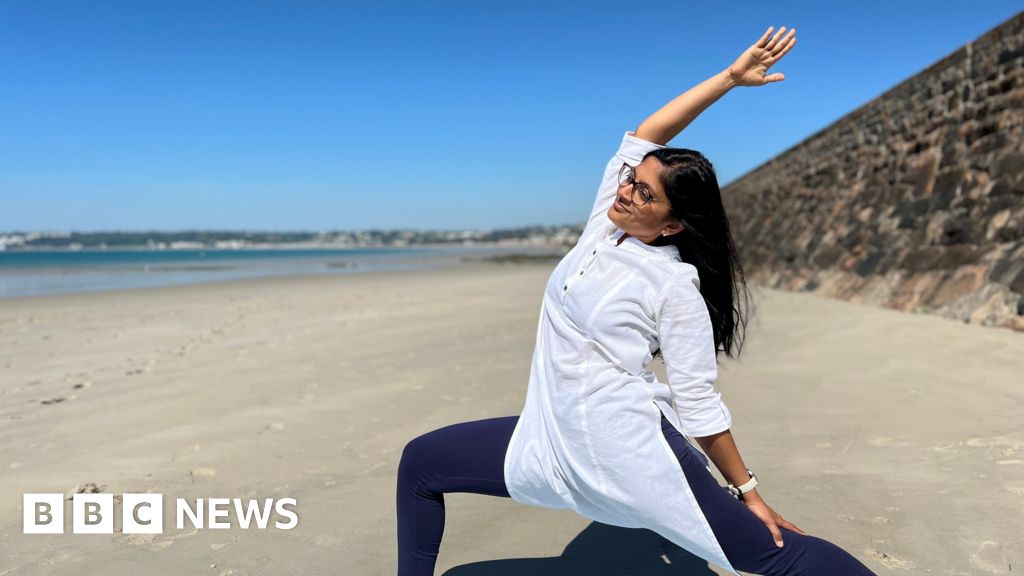 Woman brings traditional Indian yoga to island