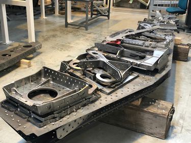 Salvaging usable parts from decommissioned aircraft