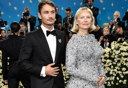 Brandon Thomas Lee, left and Pamela Anderson