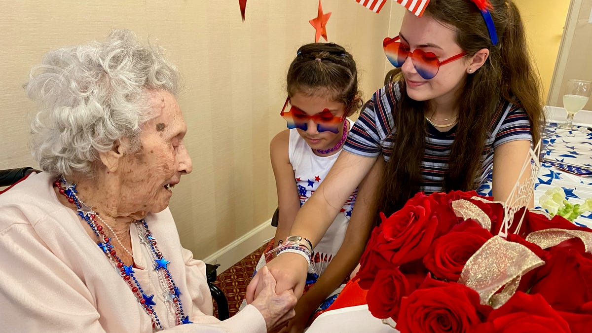 Bonita Gibson, 113, says potatoes and smiling are keys to long life