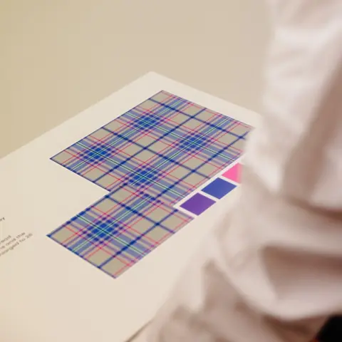 Glasgow 2026 Another closer image of the tartan design